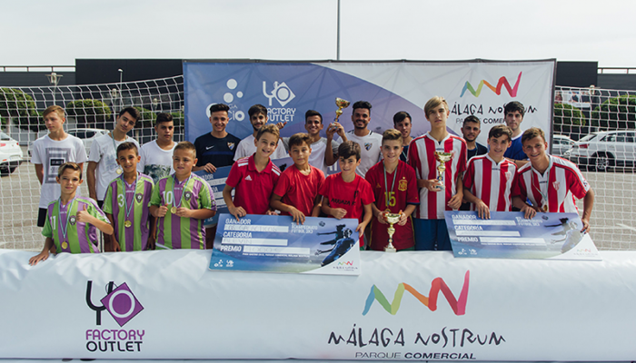 Ganadores, fotos del Torneo de fútbol 3x3 málaga Nostrum