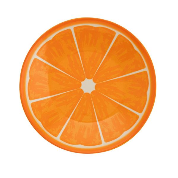 plato naranja